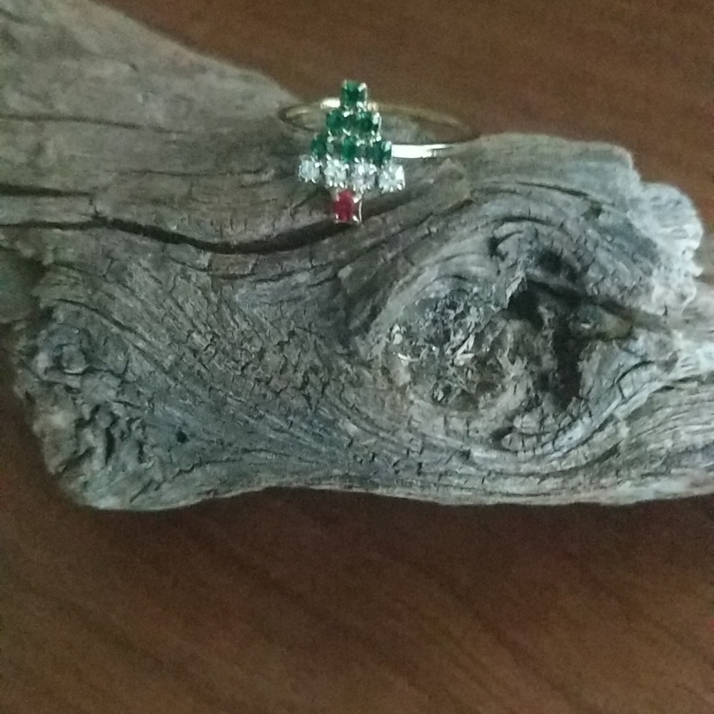 Christmas Tree Ring Size 5 1/2